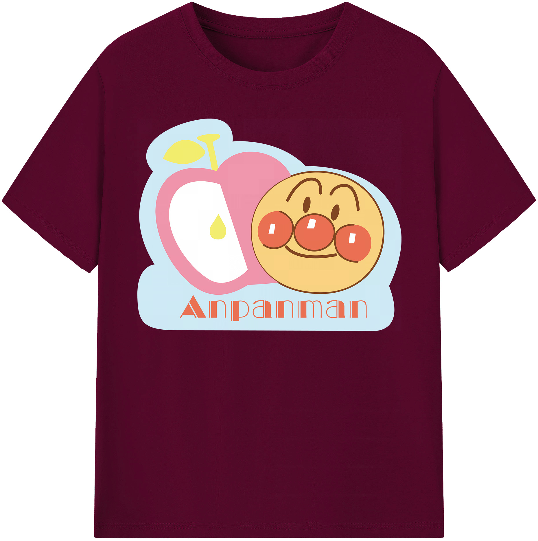 （画像用） アンパンマン Anpanman レディースカジュアルプリントTシャツ（綿100％）